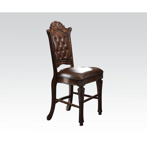 Vendome - Counter Height Chair (Set of 2) - PU & Cherry Sacramento Furniture Store Furniture store in Sacramento