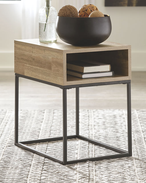 Gerdanet - Natural - Rectangular End Table Sacramento Furniture Store Furniture store in Sacramento