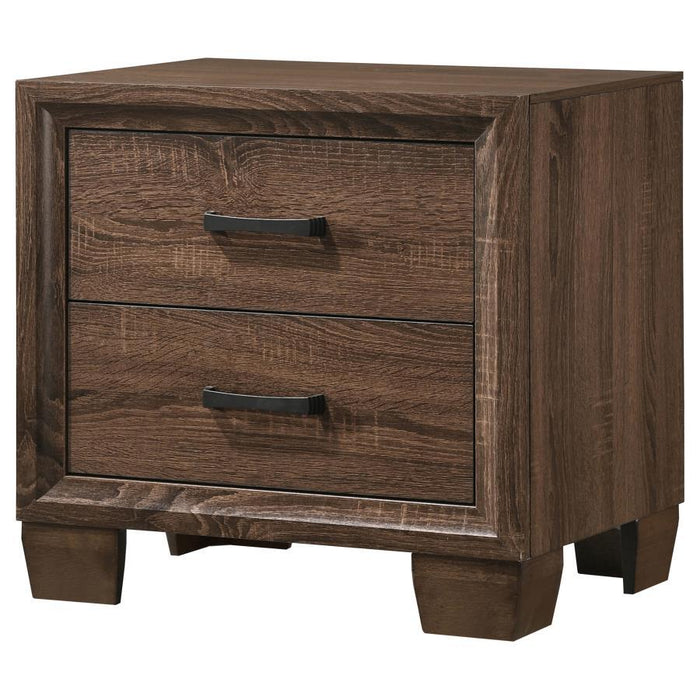 Brandon - 2-Drawer Nightstand - Medium Warm Brown Sacramento Furniture Store Furniture store in Sacramento