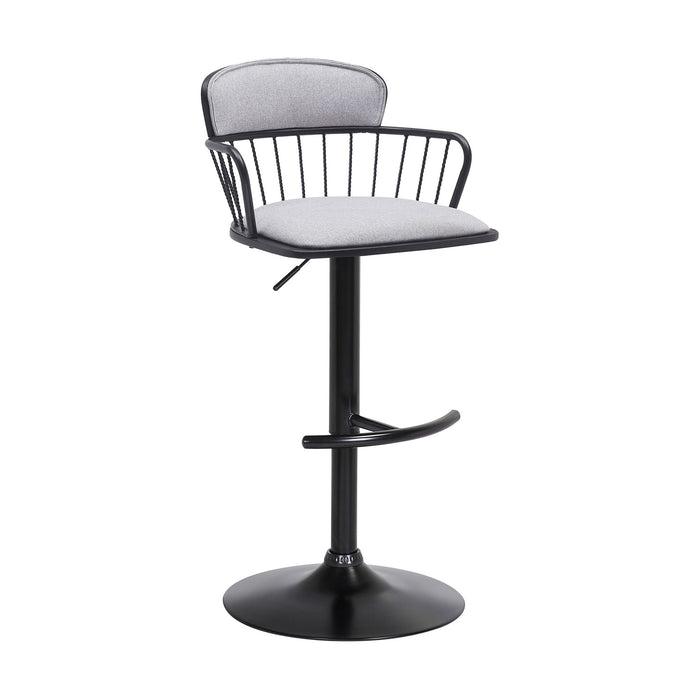 Nash - Adjustable Wood Bar Stool