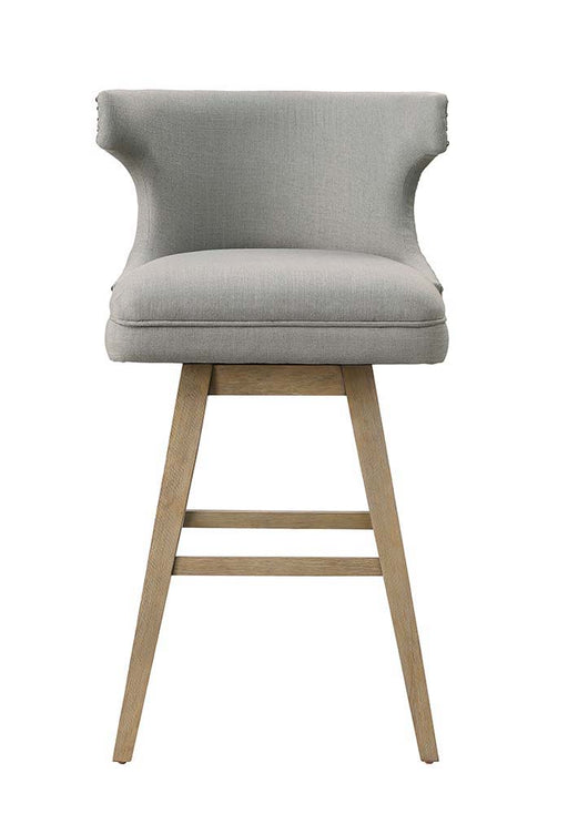 Everett - Bar Chair (Set of 2) - Fabric & Oak Sacramento Furniture Store Furniture store in Sacramento