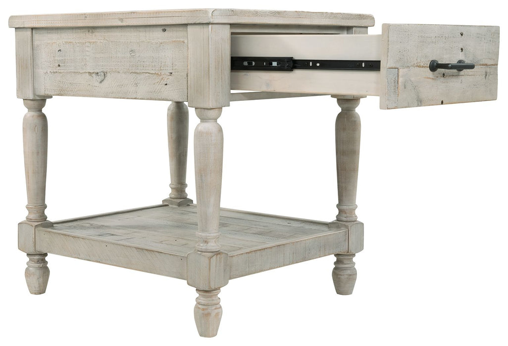 Shawnalore - Whitewash - Rectangular End Table Sacramento Furniture Store Furniture store in Sacramento