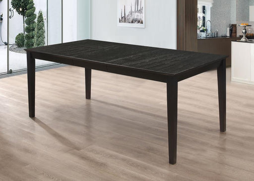 Louise - Rectangular Dining Table With Extension Leaf - Black Sacramento Furniture Store Furniture store in Sacramento