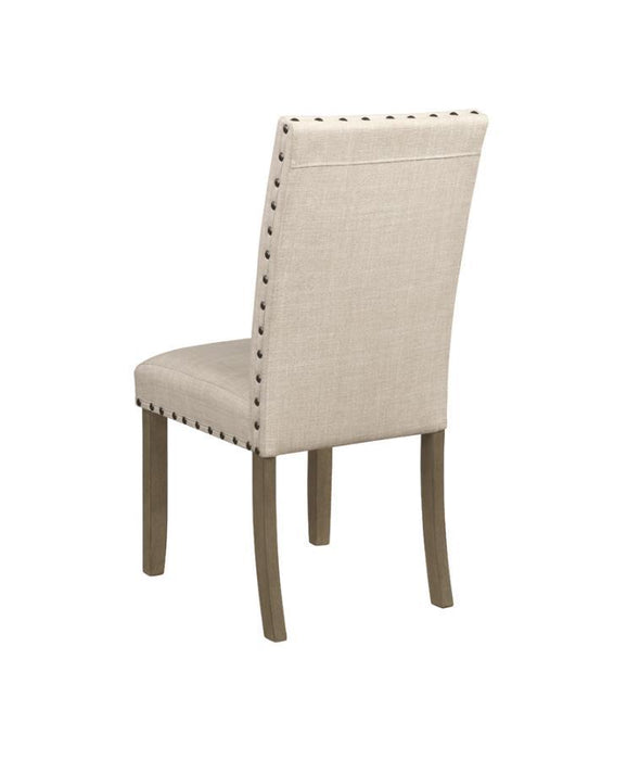 Ralland - Upholstered Side Chairs (Set of 2) - Beige And Rustic Brown Sacramento Furniture Store Furniture store in Sacramento