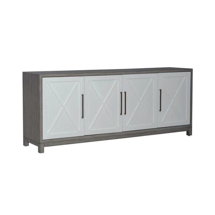 Palmetto Heights - 78" TV Console - White