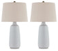 Avianic - White - Ceramic Table Lamp (Set of 2) Sacramento Furniture Store Furniture store in Sacramento