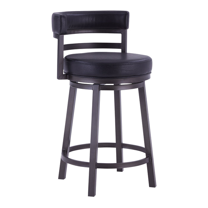 Madrid - Counter Height Swivel Bar Stool - Mineral