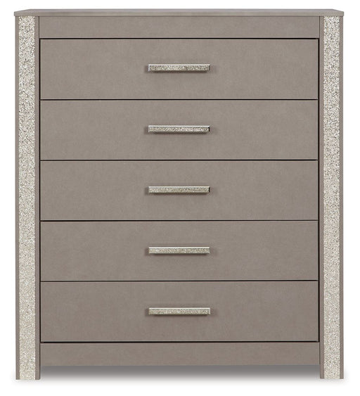 Surancha - Gray - Five Drawer Wide Chest Sacramento Furniture Store Furniture store in Sacramento