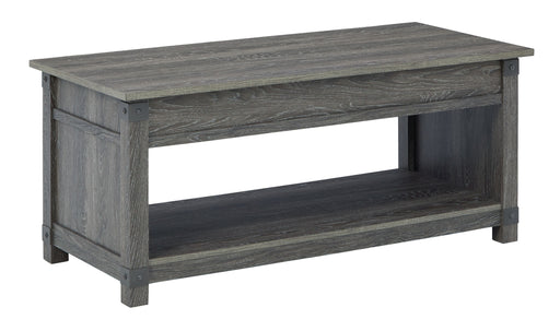 Freedan - Grayish Brown - 3 Pc. - Coffee Table, 2 End Tables Sacramento Furniture Store Furniture store in Sacramento