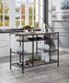 Lona - Kitchen Island - Rustic Oak & Black Finish Sacramento Furniture Store Furniture store in Sacramento