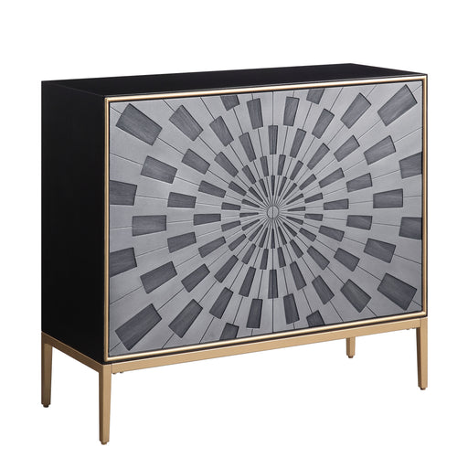 Quilla - Accent Table - Black, Gray & Brass Finish Sacramento Furniture Store Furniture store in Sacramento