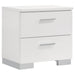 Felicity - 2-Drawer Nightstand - Glossy White Sacramento Furniture Store Furniture store in Sacramento