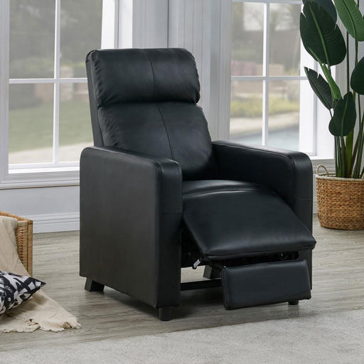 Toohey - Home Theater Push Back Recliner - Black Sacramento Furniture Store Furniture store in Sacramento