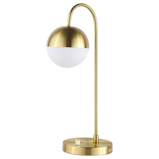Merrick - Round Arched Table Lamp - Gold Sacramento Furniture Store Furniture store in Sacramento