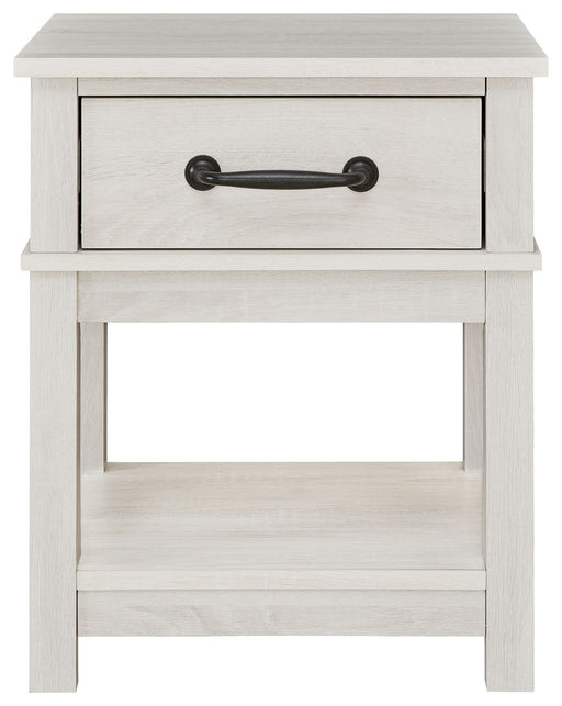 Dorrinson - White - One Drawer Night Stand Sacramento Furniture Store Furniture store in Sacramento