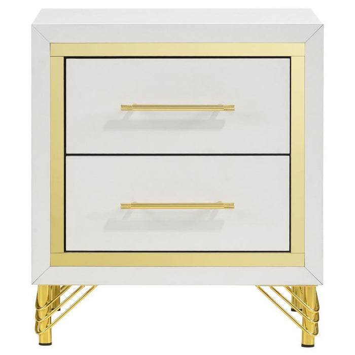 Lucia - 2-Drawer Nightstand - White Sacramento Furniture Store Furniture store in Sacramento