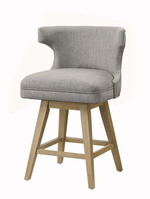 Everett - Counter Height Chair (Set of 2) - Fabric & Oak Sacramento Furniture Store Furniture store in Sacramento