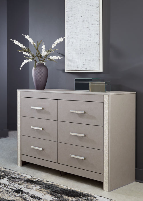 Surancha - Gray - Six Drawer Dresser Sacramento Furniture Store Furniture store in Sacramento