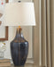 Evania - Indigo - Metal Table Lamp Sacramento Furniture Store Furniture store in Sacramento