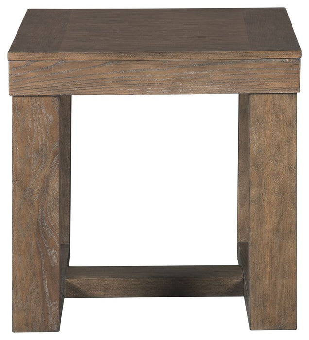 Cariton - Gray - Square End Table Sacramento Furniture Store Furniture store in Sacramento