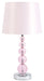 Letty - Pink - Crystal Table Lamp Sacramento Furniture Store Furniture store in Sacramento