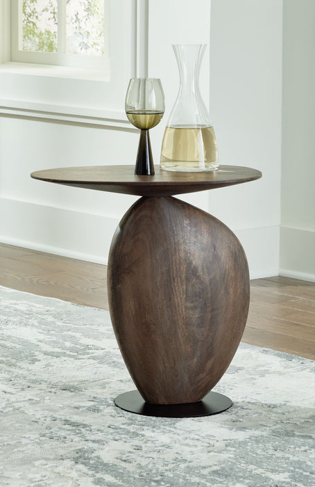 Cormmet - Brown / Black - Accent Table Sacramento Furniture Store Furniture store in Sacramento