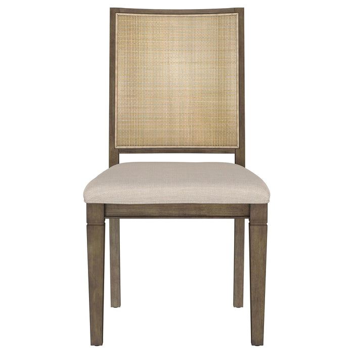 Matisse - Woven Rattan Back Dining Side Chair (Set of 2) - Brown