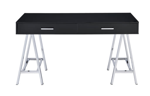 Coleen - Desk - Black High Gloss & Chrome Sacramento Furniture Store Furniture store in Sacramento