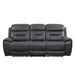 Lamruil - Sofa - Gray Top Grain Leather Sacramento Furniture Store Furniture store in Sacramento