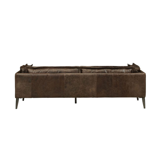 Porchester - Sofa - Distress Chocolate Top Grain Leather Sacramento Furniture Store Furniture store in Sacramento