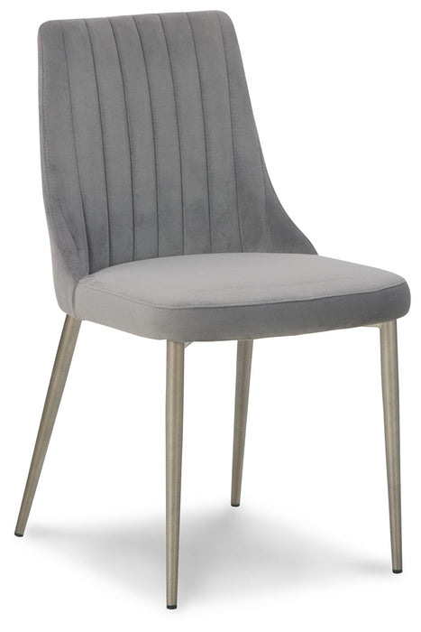 Barchoni - Gray - Dining Uph Side Chair (Set of 2) Sacramento Furniture Store Furniture store in Sacramento