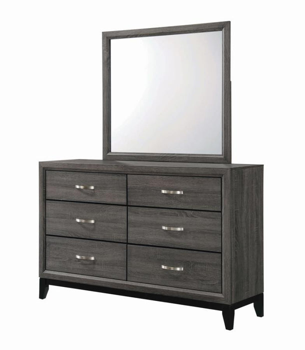 Watson - Dresser Mirror - Gray Oak Sacramento Furniture Store Furniture store in Sacramento