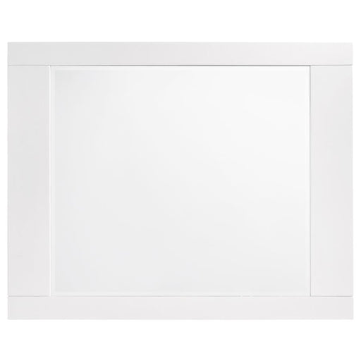 Felicity - Rectangle Dresser Mirror - Glossy White Sacramento Furniture Store Furniture store in Sacramento