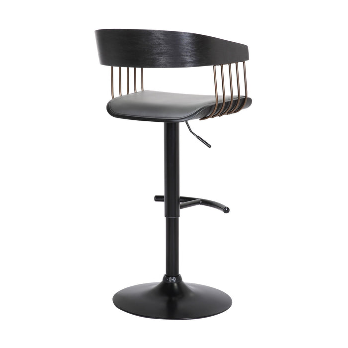 Larisa - Adjustable Wood Bar Stool