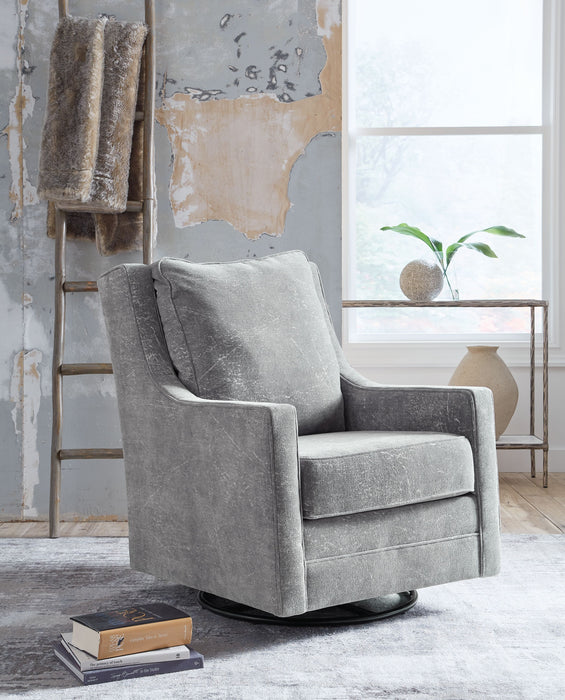 Kambria - Ash - Swivel Glider Accent Chair Sacramento Furniture Store Furniture store in Sacramento