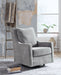 Kambria - Ash - Swivel Glider Accent Chair Sacramento Furniture Store Furniture store in Sacramento