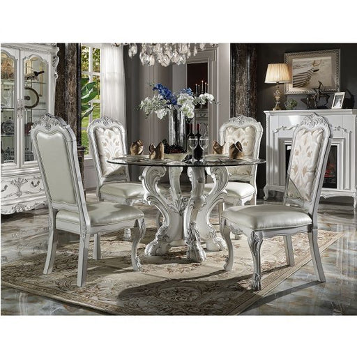 Dresden - Dining Table 33"L - Bone White Finish Sacramento Furniture Store Furniture store in Sacramento