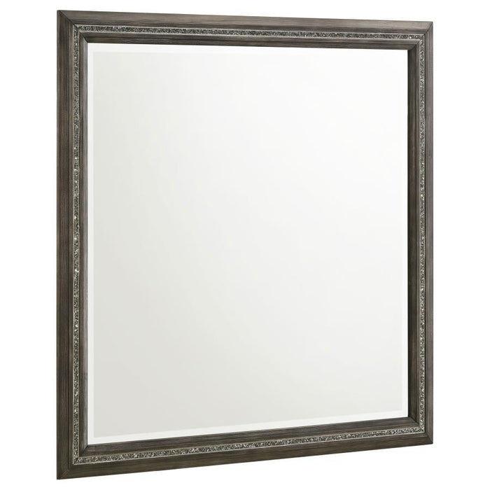 Janine - Square Dresser Mirror - Gray Sacramento Furniture Store Furniture store in Sacramento