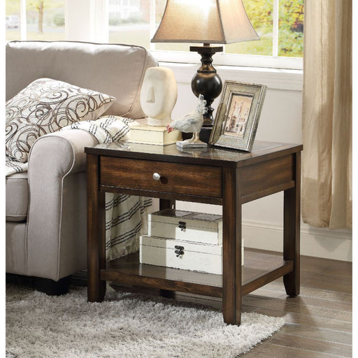 Cilnia - End Table - Marble & Walnut Sacramento Furniture Store Furniture store in Sacramento