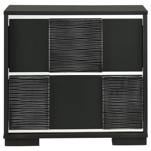 Blacktoft - 2-Drawer Nightstand - Black Sacramento Furniture Store Furniture store in Sacramento