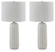 Clarkland - White - Ceramic Table Lamp (Set of 2) Sacramento Furniture Store Furniture store in Sacramento