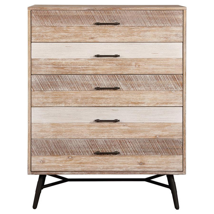 Marlow - 5-Drawer Chest - Rough Sawn Multi