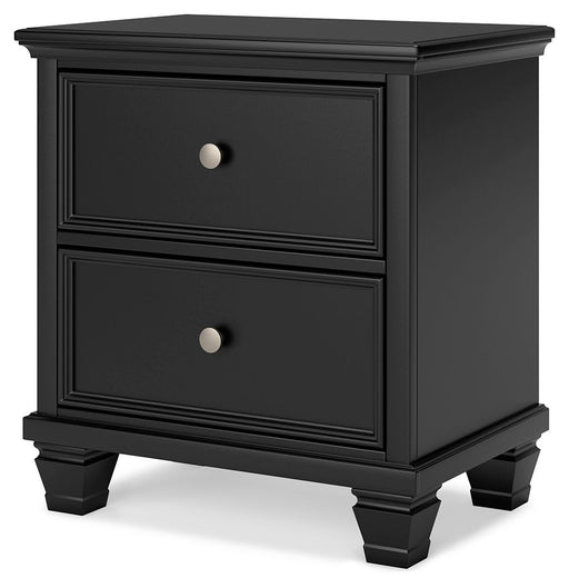 Lanolee - Black - Two Drawer Nightstand Sacramento Furniture Store Furniture store in Sacramento