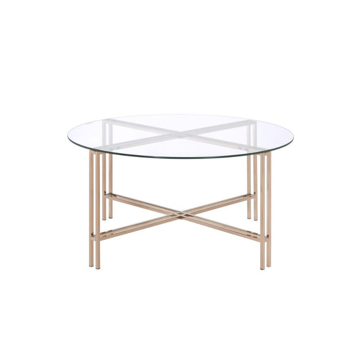 Veises - Coffee Table - Champagne Sacramento Furniture Store Furniture store in Sacramento