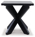 Joshyard - Black - Square End Table Sacramento Furniture Store Furniture store in Sacramento