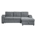 Kabira - Sectional Sofa - Gray Fabric Sacramento Furniture Store Furniture store in Sacramento