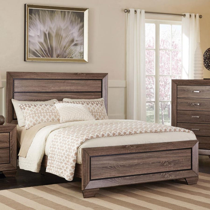 Kauffman - High Headboard Panel Bed Sacramento Furniture Store Furniture store in Sacramento