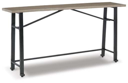 Lesterton - Light Brown / Black - Long Counter Table Sacramento Furniture Store Furniture store in Sacramento