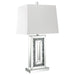 Ayelet - Table Lamp With Square Shade - White And Mirror Sacramento Furniture Store Furniture store in Sacramento