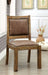 Gianna - Side Chair (Set of 2) - Rustic Oak / Brown Sacramento Furniture Store Furniture store in Sacramento